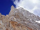 Rolwaling 07 18 Tengi Ragi Tau Towers Over Tashi Lapcha Pass